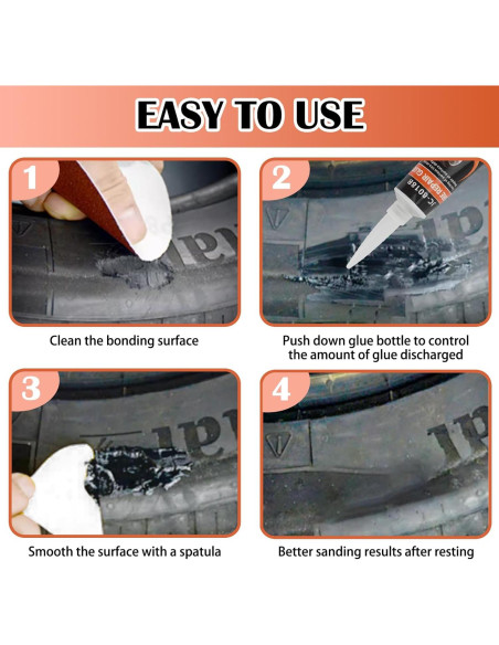 Pegamento Figpade para Reparar Neumáticos de Coche 50ml