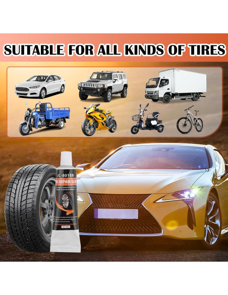 Pegamento Figpade para Reparar Neumáticos de Coche 50ml