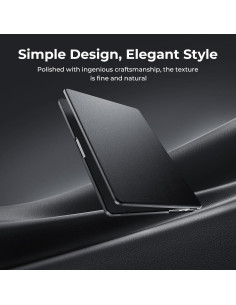 Funda de Cuero BlueSwan para MacBook Pro 14" 2021-2025 Negra 2