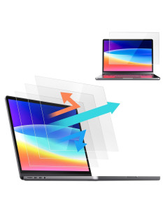 Paquete de 2 Protectores de Pantalla 15.6" Antirreflejo GOPUPU