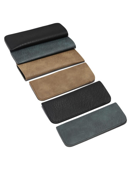 Bolsas de Gafas de Cuero Suave DIYOMR - 6 Piezas Unisex