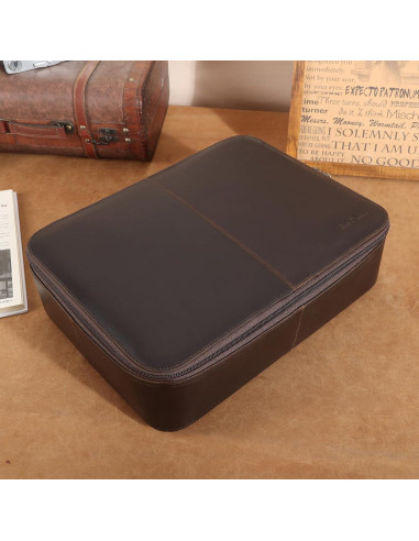 Bolsa Organizadora de Documentos de Cuero Polare 36.8x27.9 cm