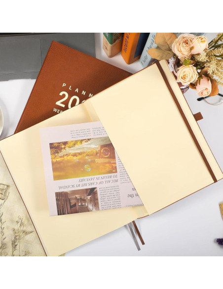 Planificador 2026 Lemome Semanal y Mensual A4 Marrón