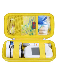 Estuche de Viaje para Suministros Diabéticos Elonbo Amarillo