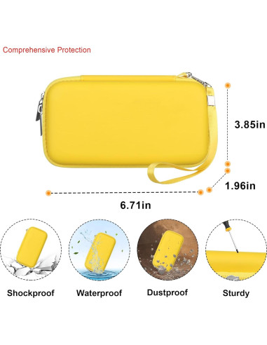 Estuche de Viaje para Suministros Diabéticos Elonbo Amarillo