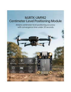 Módulo GPS RTK MengJie MJRTK-UM982, Posicionamiento Centimétrico 2