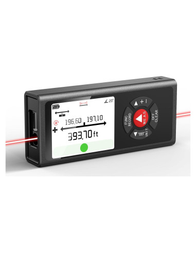 Medidor Láser Dual COROLLATA TZCB120 120m Aluminio Negro