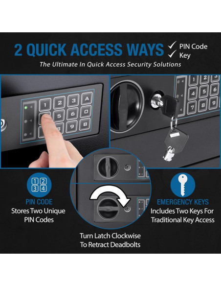 Caja Fuerte Digital Barska 16.1L con Teclado y Llaves