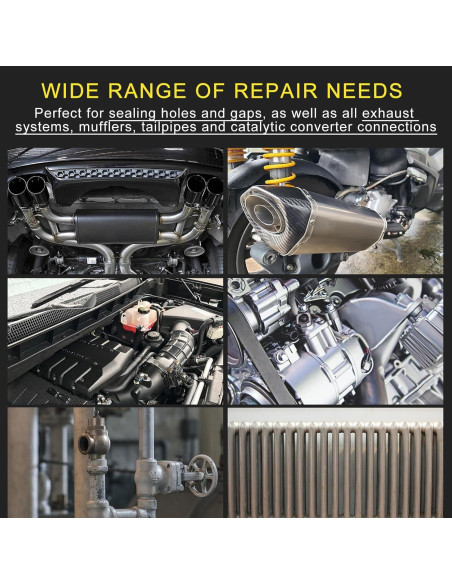 Kit de Reparación de Escape LOCBONDSO 150 g Resistente al Calor