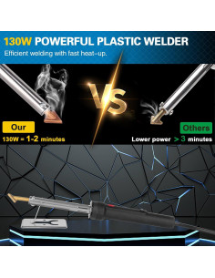 Kit de Soldador de Plástico Ppizkk 130W con Accesorios 2