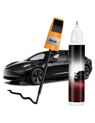 Pintura de Retoque Automotriz Biesmo 12ml Negro Brillante