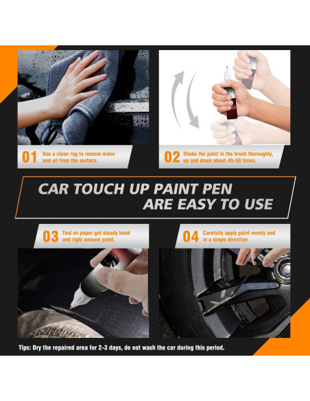 Pintura de Retoque Automotriz Biesmo 12ml Negro Brillante