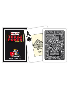 Cartas de Póker Modiano Texas Hold'em 100% Plástico Jumbo