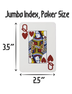 Cartas de Póker Modiano Texas Hold'em 100% Plástico Jumbo 2