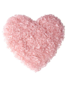 Chips de Cristal de Cuarzo Rosa LAIDANLA 100g para Sanación