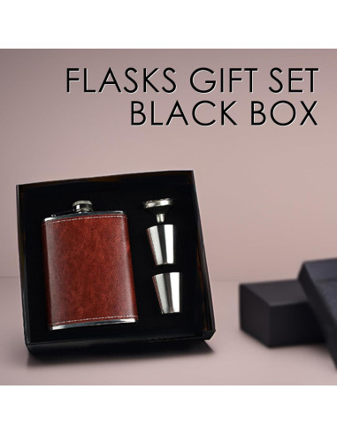 Frasco de Licor 8oz Eiarrnp con Set de Vasos y Embudo