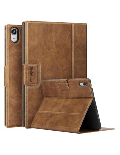 Funda Antbox para iPad 11" y 10.9" Cuero Vegano Marrón