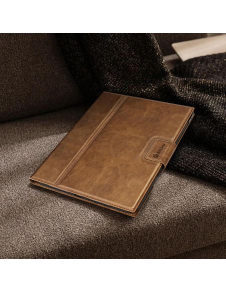Funda Antbox para iPad 11" y 10.9" Cuero Vegano Marrón