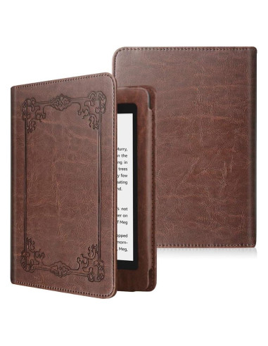 Funda Folio Fintie para Kindle Paperwhite 6" - Cuero Sintético Marrón