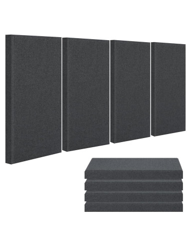 Paneles Acústicos Autoadhesivos EVENRISING 4 PCS 61x30.5cm Gris