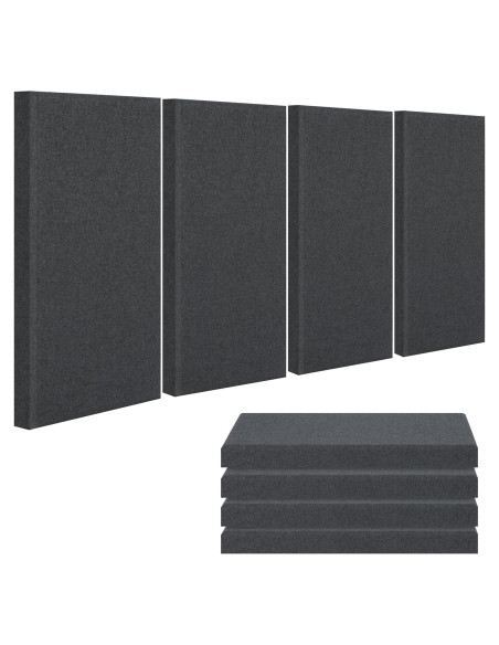 Paneles Acústicos Autoadhesivos EVENRISING 4 PCS 61x30.5cm Gris