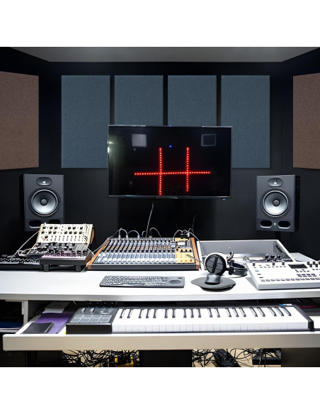 Paneles Acústicos Autoadhesivos EVENRISING 4 PCS 61x30.5cm Gris