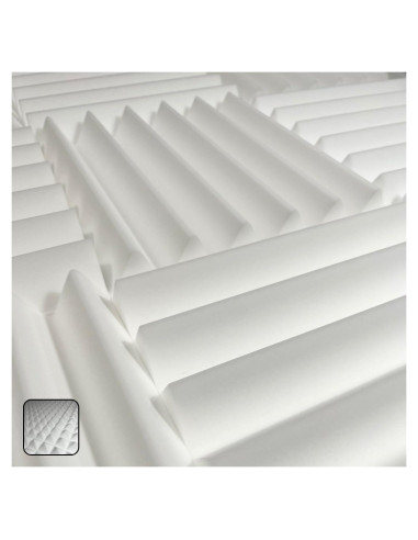 Paneles Acústicos Blancos SoundAssured 30.48x30.48 cm - 2 Piezas