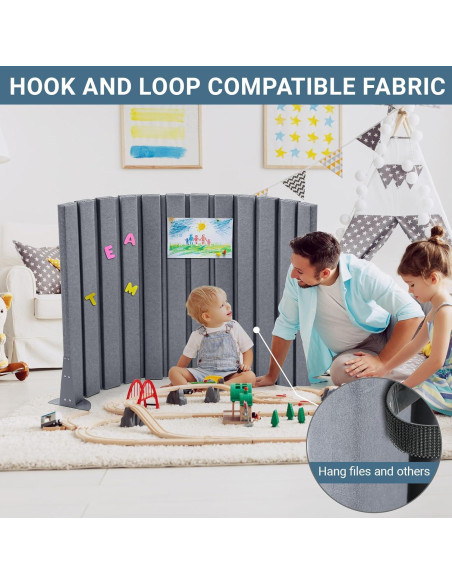 Panel Divisor Acústico Plegable AmazingSpark 121.92x182.88cm Azul