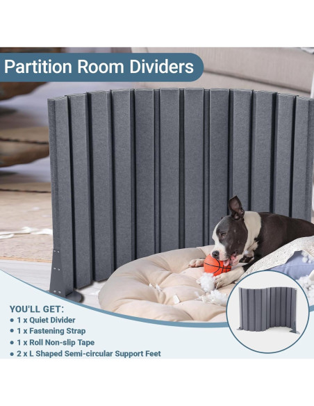 Panel Divisor Acústico Plegable AmazingSpark 121.92x182.88cm Azul