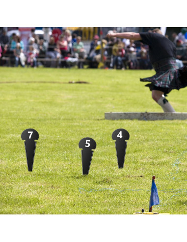 10 Marcadores de Lanzamiento de Disco Gemscream TIY1837 Metal 17.78x6.35cm