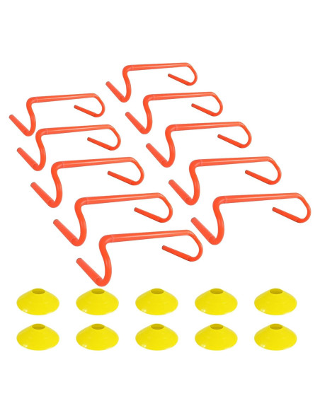 Vallas de Agilidad Desmontables ASENVER 15 cm - Paquete de 10