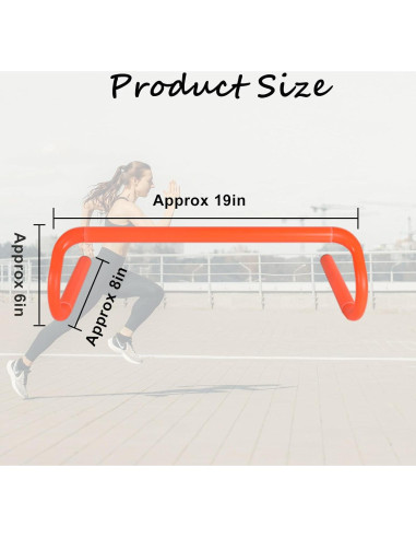 Vallas de Agilidad Desmontables ASENVER 15 cm - Paquete de 10