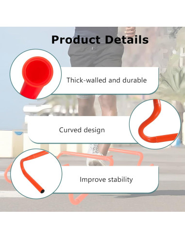 Vallas de Agilidad Desmontables ASENVER 15 cm - Paquete de 10