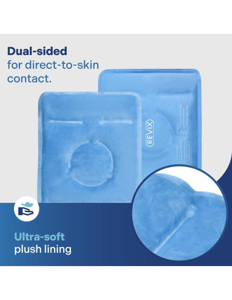 Paquete de Hielo para Rodilla REVIX Reutilizable 24.4x30.9cm