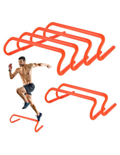 Paquete de 6 Vallas de Entrenamiento de Agilidad WOPPLXY 15.24 cm