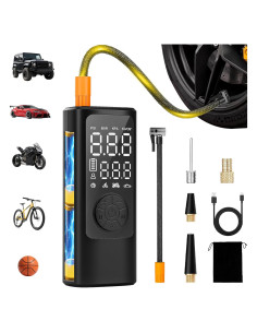 Compresor de aire portátil AULANK 150 PSI con pantalla LCD