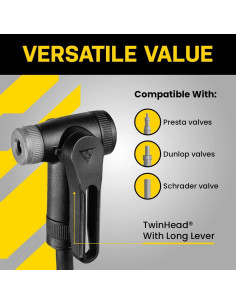 Bomba de Piso Topeak JoeBlow Sport III - Alta Presión 160 psi 2