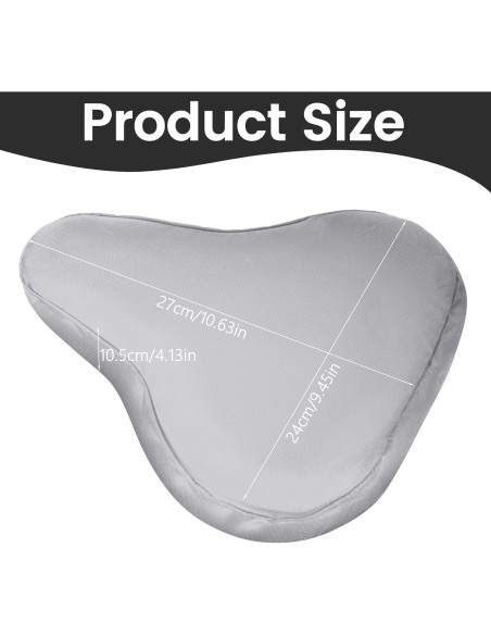 Funda Impermeable para Asiento de Bicicleta Apausvcm 24x27cm