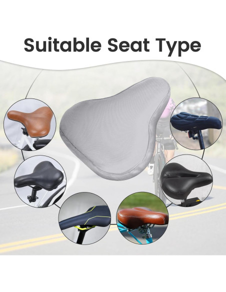 Funda Impermeable para Asiento de Bicicleta Apausvcm 24x27cm