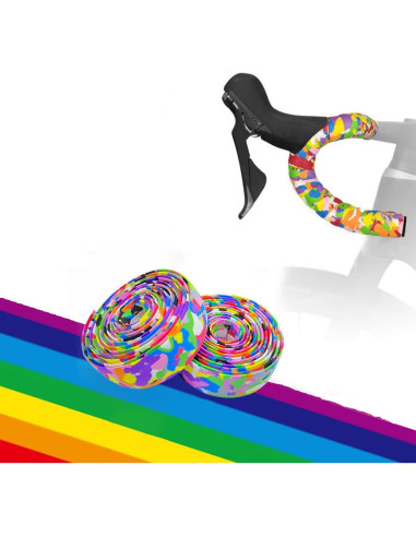 Cinta de Manillar para Bicicleta TIANXON EVA Multicolor 2150mm