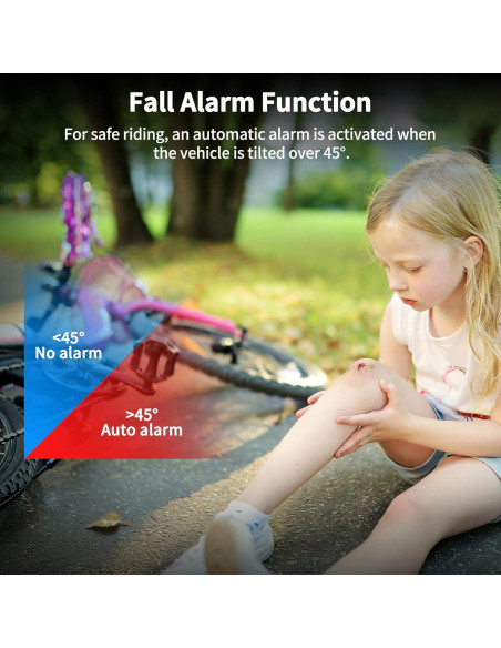 Alarma Inalámbrica para Bicicleta WSDCAM 113dB Recargable IP65