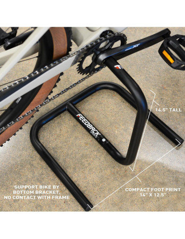 Soporte de Bicicleta Portátil Feedback Sports Scorpion Negro