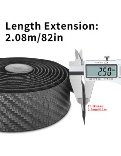 Cinta de Manillar de Bicicleta ZoiNavyer Patrón Carbono 2 Rollos 2