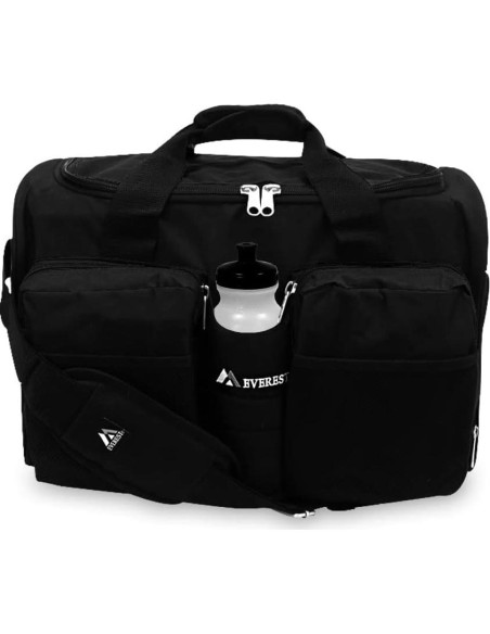 Bolsa de Gimnasio Everest S223-BK, 32L, Negro