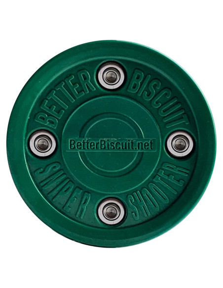 Puck de Hockey Mejor Galleta Francotirador 155.92g Verde