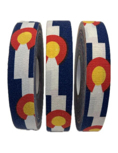 Cinta de Hockey Adhesiva Genérica Colorado - 3 Rollos 2.54 cm