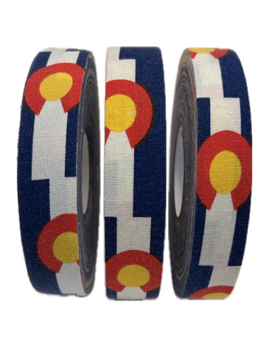 Cinta de Hockey Adhesiva Genérica Colorado - 3 Rollos 2.54 cm