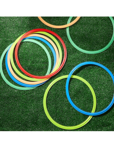 Anillos de Agilidad Deekin 80 Pcs Entrenamiento 38 cm Multicolor
