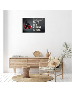 Arte de Pared Lienzo Motivacional ZHIYANGY Boxeo 30x45 cm 2