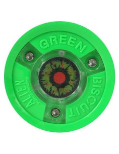 Puck de Hockey Green Biscuit Alien con Luz LED para Entrenamiento
